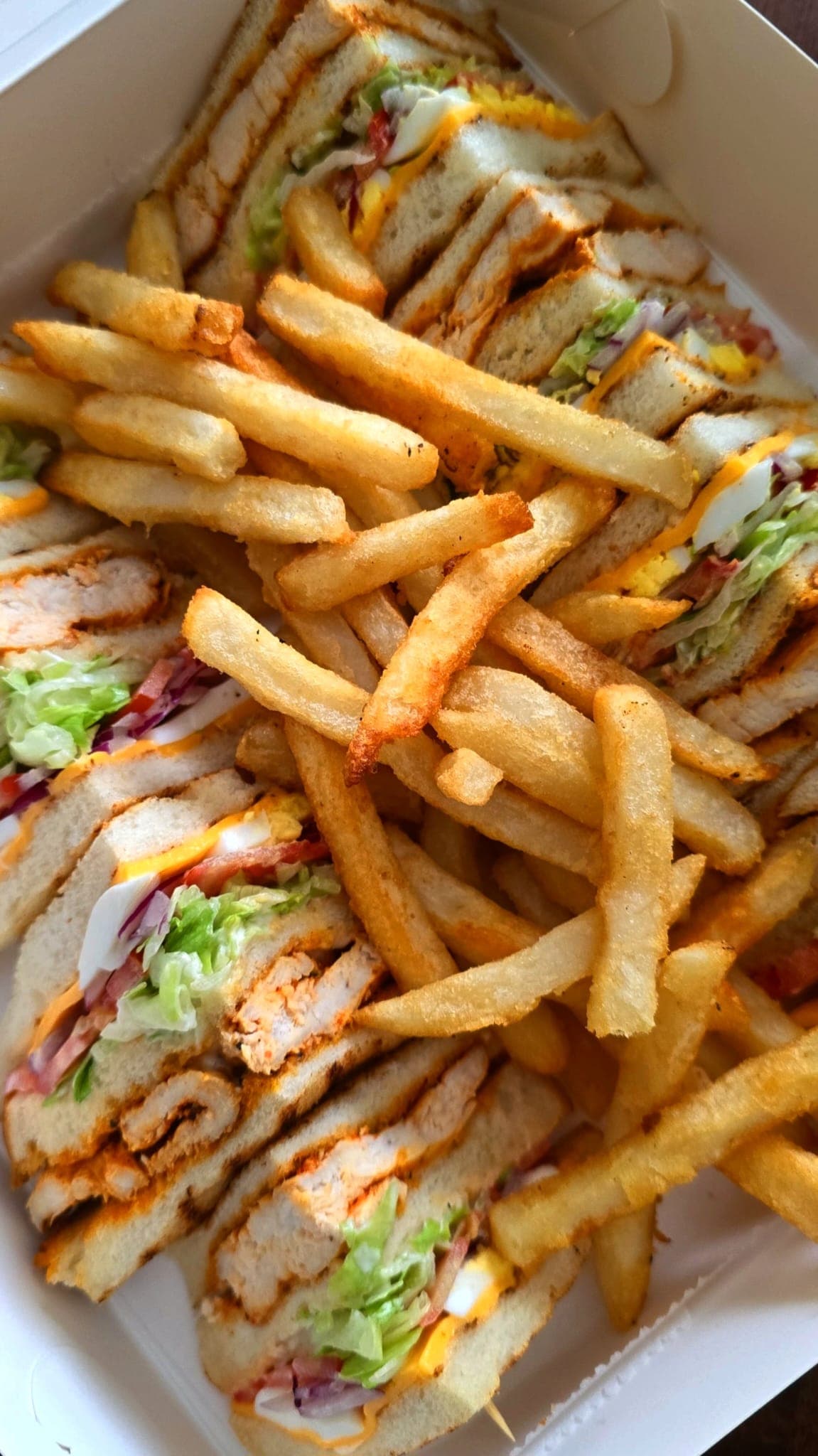 Spiced (Tikka) OG Club Sandwich Platter